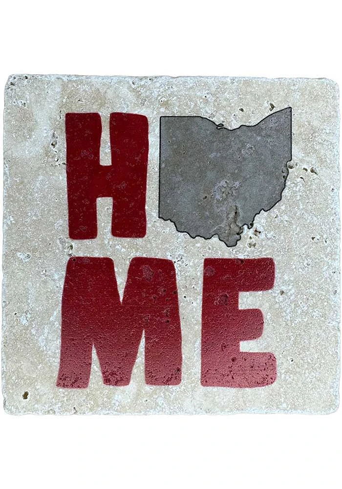 Ohio Home State Shape Design Coaster