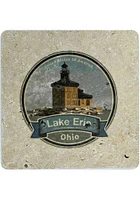 Toledo Harbor Lighthouse Coaster - Blue