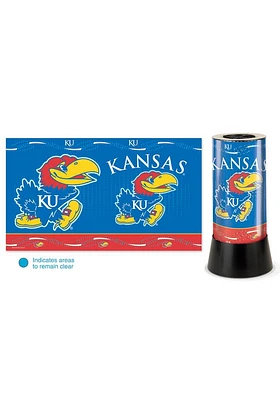 Kansas Jayhawks Rotating Table Lamp