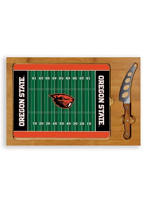 Oregon State Beavers Icon Glass Top Cutting Board