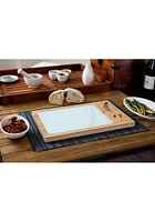Purdue Boilermakers Icon Glass Top Cutting Board