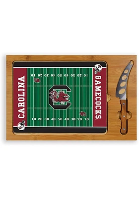 South Carolina Gamecocks Icon Glass Top Cutting Board