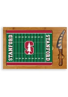 Stanford Cardinal Icon Glass Top Cutting Board