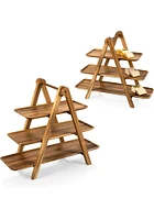 Syracuse Orange 3 Tiered Ladder Serving Tray