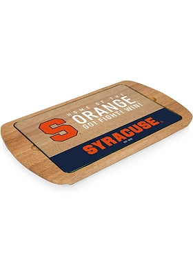 Syracuse Orange Billboard Glass Top Serving Tray