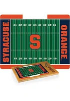 Syracuse Orange Icon Football Glass Top Cutting Board