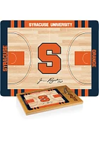 Syracuse Orange Icon Basketball Glass Top Cutting Board