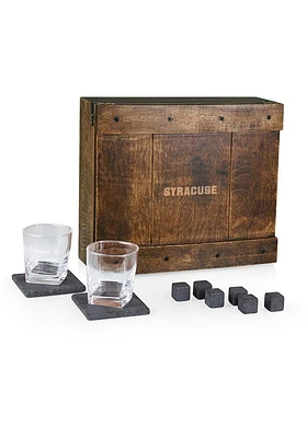 Syracuse Orange Whiskey Box Gift Drink Set