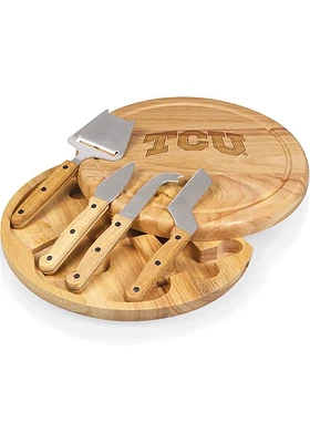 TCU Horned Frogs Circo Tool Set and Cheese Cutting Board
