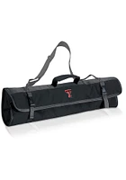 Texas Tech Red Raiders 3 Piece Tote BBQ Tool Set