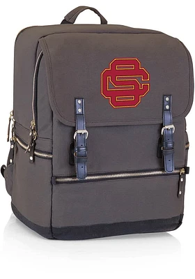 Picnic Time USC Trojans Grey Bar-Back Backpack
