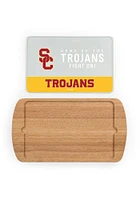 USC Trojans Billboard Glass Top Serving Tray