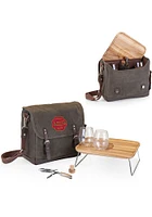 USC Trojans Picnic Table and Wine Drink Set