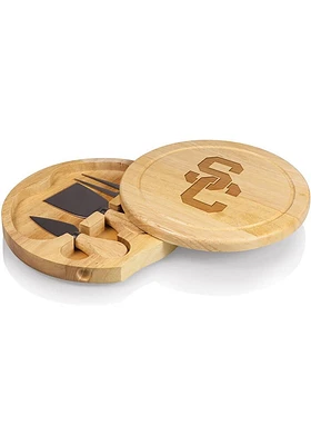 USC Trojans Tools Set and Brie Cheese Cutting Board