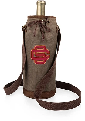 USC Trojans Colored Logo Waxed Canvas Wine Cooler