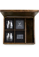 Virginia Cavaliers Whiskey Box Gift Drink Set