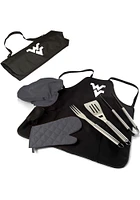West Virginia Mountaineers Pro Grill BBQ Apron Set