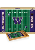 Washington Huskies Icon Football Glass Top Cutting Board