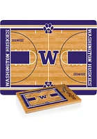 Washington Huskies Icon Basketball Glass Top Cutting Board