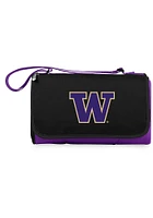 Washington Huskies Outdoor Picnic Fleece Blanket - Purple