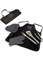 Washington Huskies Pro Grill BBQ Apron Set