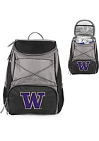 Picnic Time Washington Huskies Black PTX Cooler Backpack