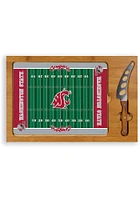 Washington State Cougars Icon Glass Top Cutting Board