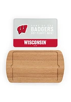 Wisconsin Badgers Billboard Glass Top Serving Tray