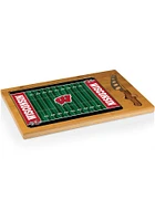 Wisconsin Badgers Icon Glass Top Cutting Board