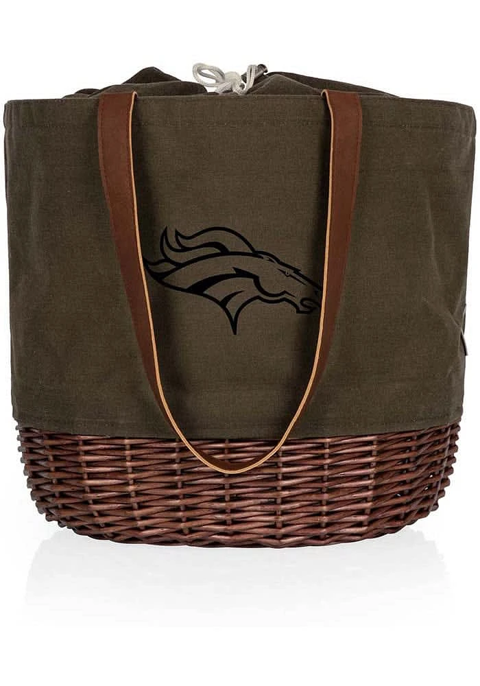 Denver Broncos Green Coronado Basket Tote