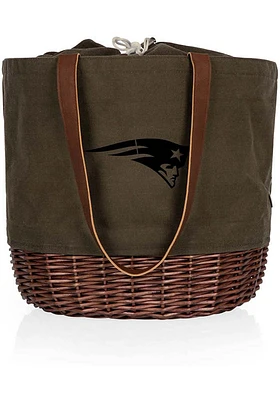 New England Patriots Green Coronado Basket Tote