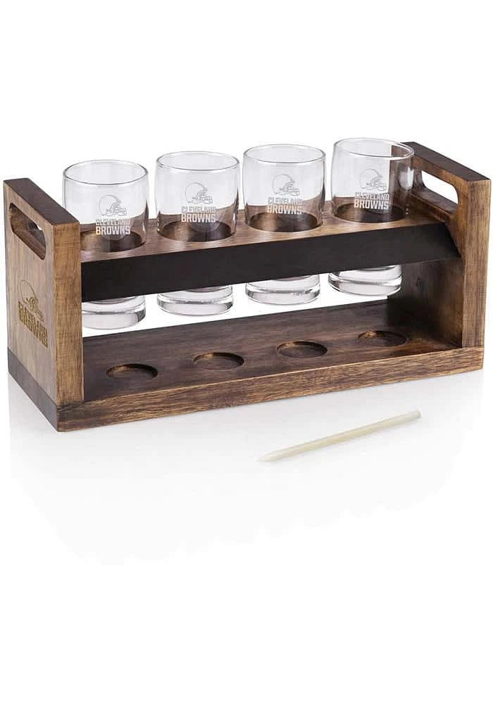 Cleveland Browns Craft Beer Flight Drink Set