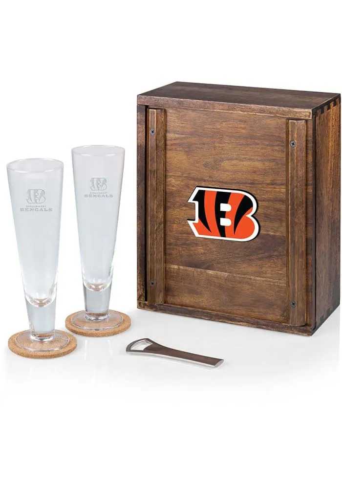 Cincinnati Bengals Pilsner Beer Glass Gift Set Drink Set