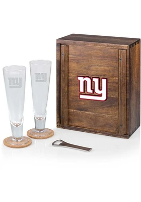 New York Giants Pilsner Beer Glass Gift Set Drink Set