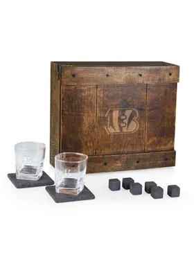 Cincinnati Bengals Whiskey Box Drink Set