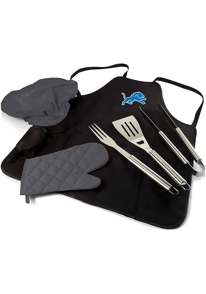 Detroit Lions Pro Grill BBQ Apron Set
