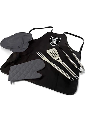 Las Vegas Raiders Pro Grill BBQ Apron Set