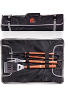 Cleveland Browns 3 Piece Tote BBQ Tool Set