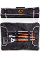 Washington Commanders 3 Piece Tote BBQ Tool Set