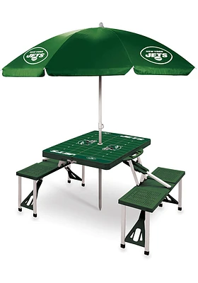 New York Jets Portable Picnic w Umbrella Table