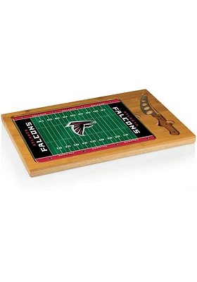 Atlanta Falcons Icon Glass Top Cutting Board