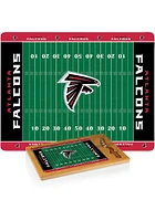 Atlanta Falcons Icon Glass Top Cutting Board