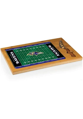 Baltimore Ravens Icon Glass Top Cutting Board