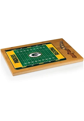 Green Bay Packers Icon Glass Top Cutting Board
