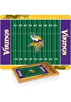 Minnesota Vikings Icon Glass Top Cutting Board