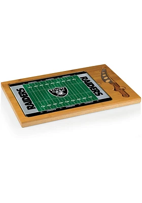 Las Vegas Raiders Icon Glass Top Cutting Board
