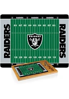 Las Vegas Raiders Icon Glass Top Cutting Board