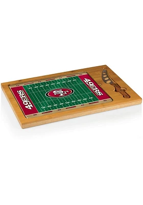 San Francisco 49ers Icon Glass Top Cutting Board