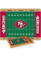 San Francisco 49ers Icon Glass Top Cutting Board