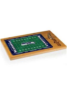 Seattle Seahawks Icon Glass Top Cutting Board